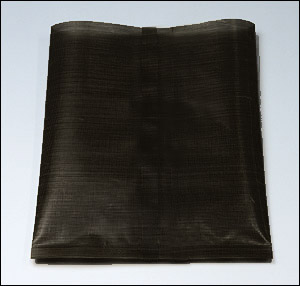 帯電防止テフロン製の袋・PTFEガラスクロス袋なので、耐熱性・高強度・耐薬品性・耐摩耗性・静電気防止に優れる。