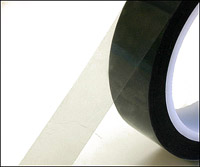 クリーンルーム用帯電防止の透明テープ・重ね貼り・ESD対策・バーコードの静電気対策