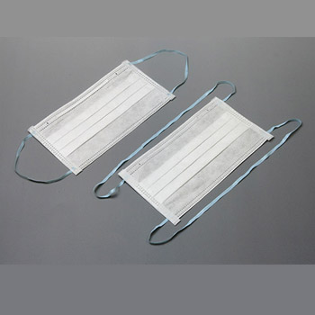 クリーンルーム用マスクは、クラス100対応のクリーンパックされた使い捨ての低発塵・不織布マスクです。