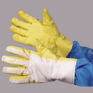 クリーンルーム用耐熱手袋・刃物に強い帯電防止手袋です。