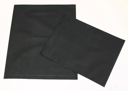 静電気帯電防止・導電性ｶｰﾎﾞﾝﾎﾟﾘ袋です。ｶｰﾎﾞﾝの黒色ﾎﾟﾘｴﾁﾚﾝ袋です。瀬電気対策に最適。