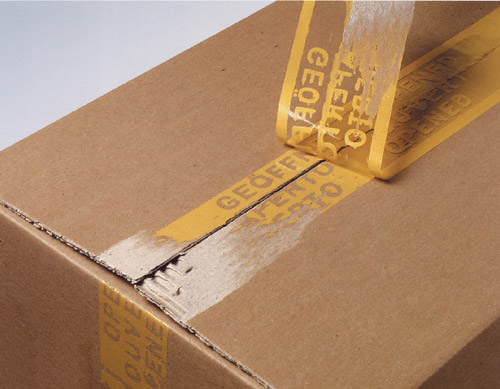 マイナンバー保管保護・免税品段ボール箱・ダンボールケースに貼る開封検知梱包ガムテープ
