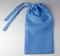 静電気対策のクリーンルーム用無塵巾着袋は、クリーンスーツ作業袋の生地でできたバッグです。